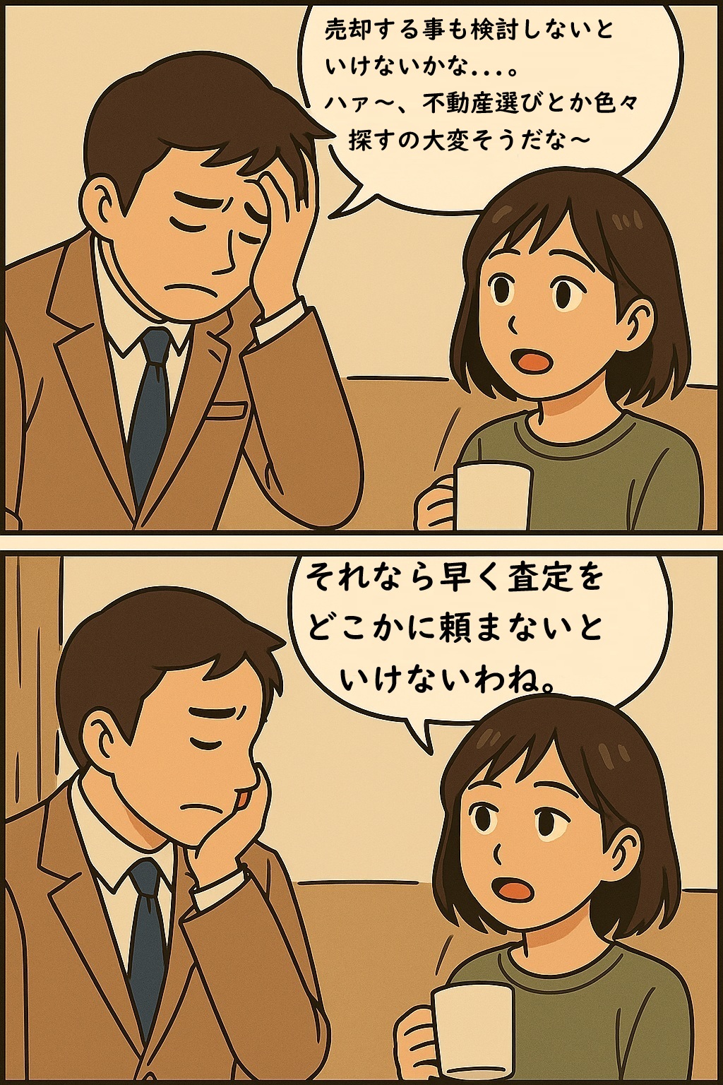 漫画2コマ